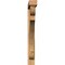 Ekena Millwork Olympic Block Smooth Bracket w/ Offset Brace, Western Red Cedar, 5 1/2"W x 48"D x 48"H BKT0604X48X48OLY05SWR - alternate 3